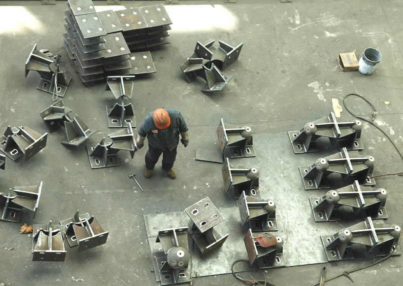 涿州煤棚网架双向支座