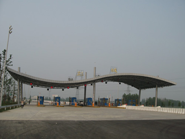 涿州收费站网架工程